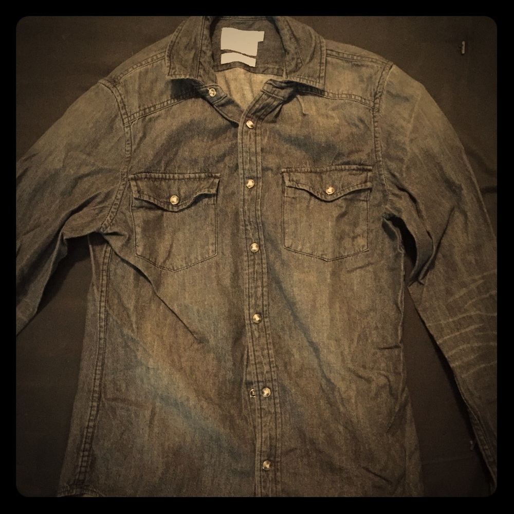 Grey Denim long sleeve